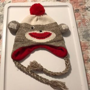 Cute One-eyed Sock Monkey Hat